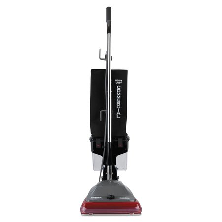 Sanitaire TRADITION Upright Vacuum SC689A, 12" Cleaning Path, Gray/Red/Black SC689B